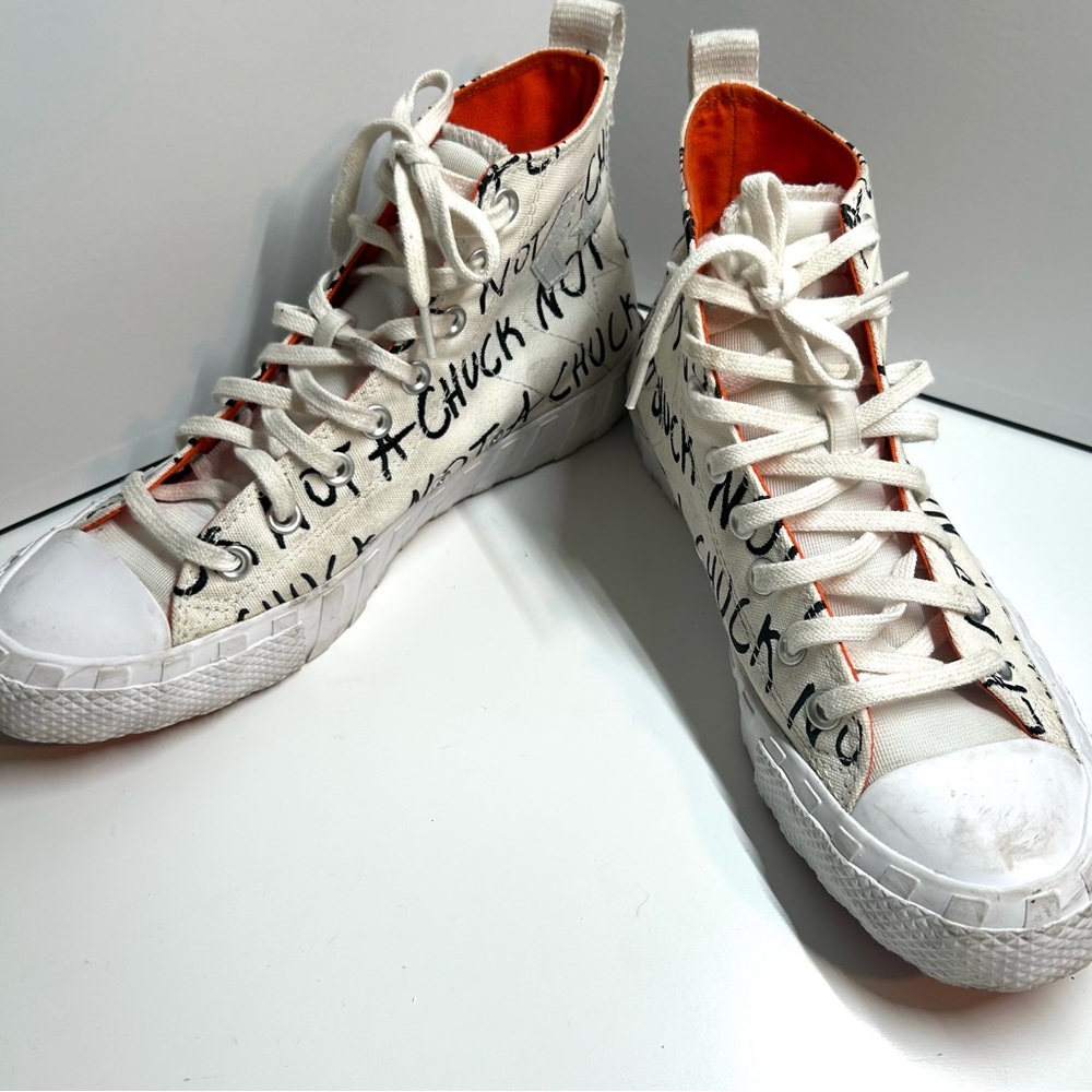Converse Men's UNT1TL3D White "Not a Chuck" Hightops in‎ Size 8.5 - Picture 6 of 15